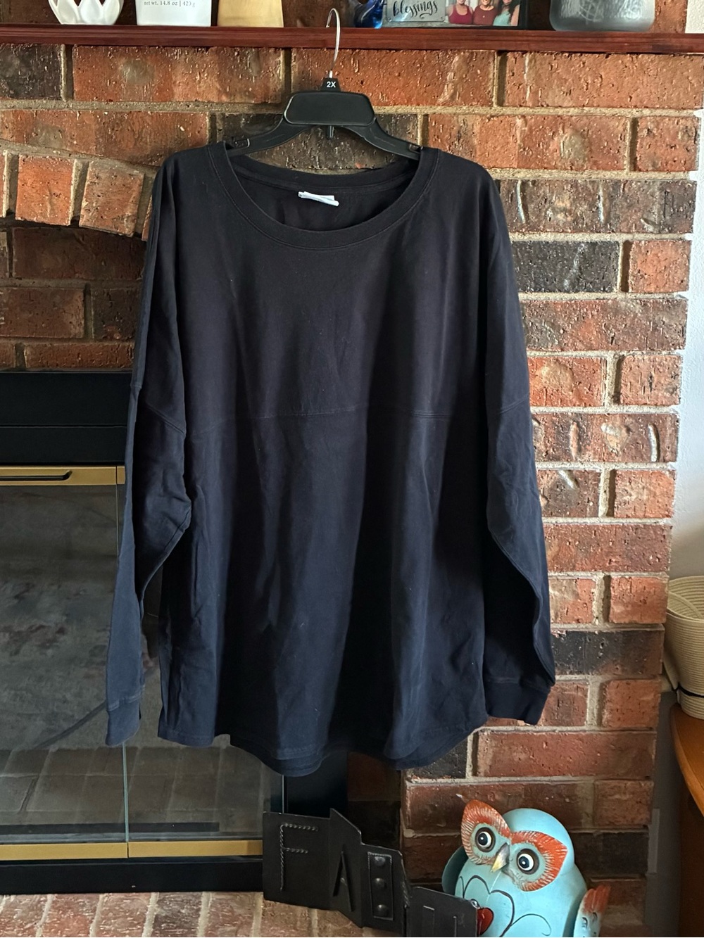 J. America Black Crewneck T-Shirt